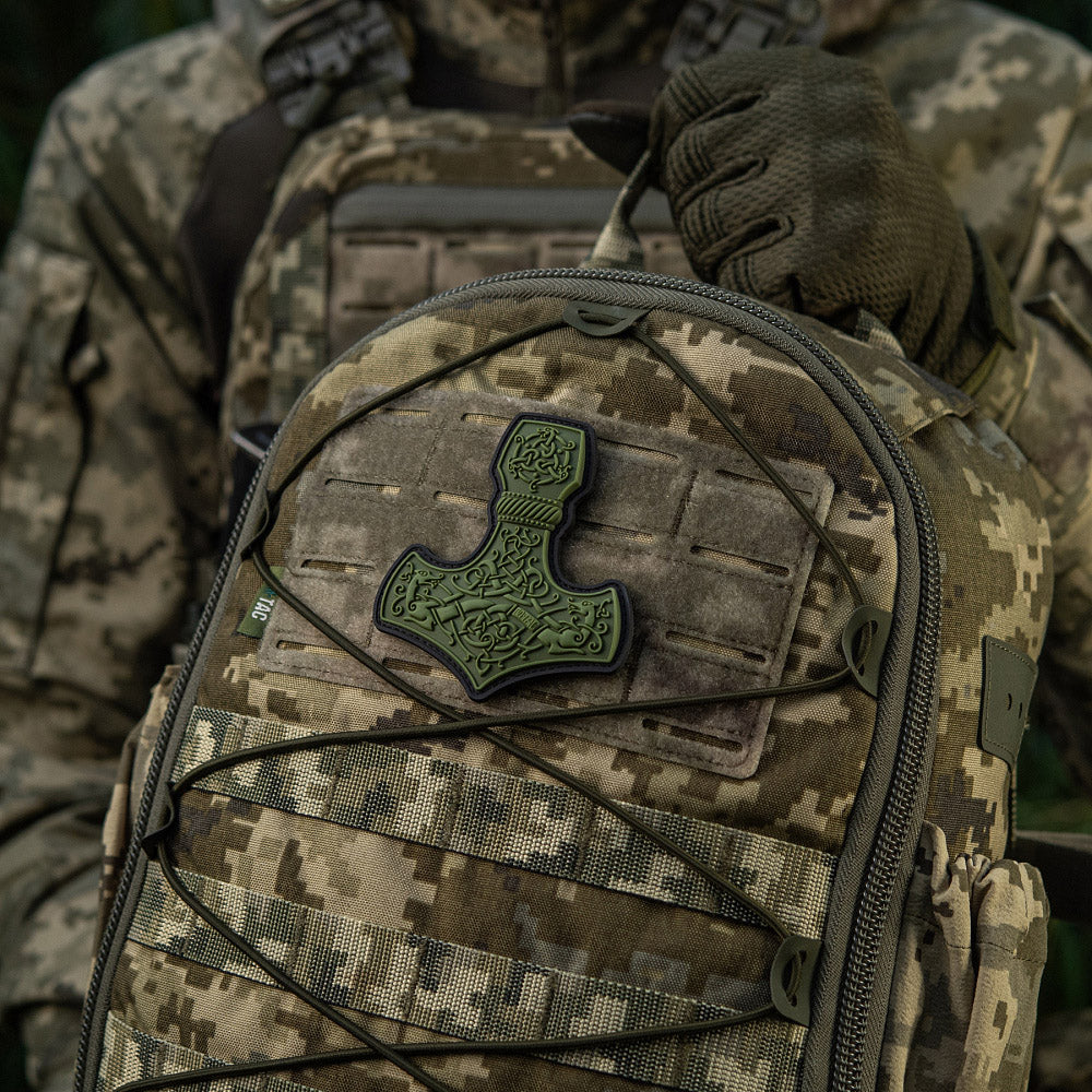 Patch Mjölnir Large M-Tac - Olive PVC 3D cu Velcro