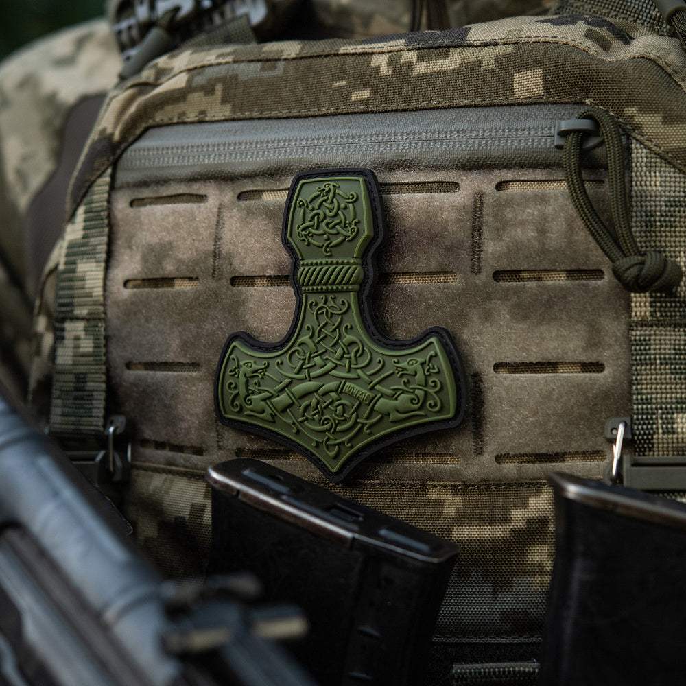 Patch Mjölnir Large M-Tac - Olive PVC 3D cu Velcro