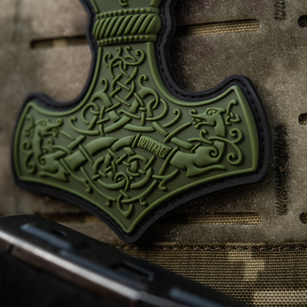 Patch Mjölnir Large M-Tac - Olive PVC 3D cu Velcro
