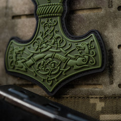 Patch Mjölnir Large M-Tac - Olive PVC 3D cu Velcro