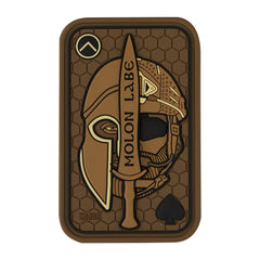 Patch Molon Labe Ace 3D PVC M-Tac - Coyote