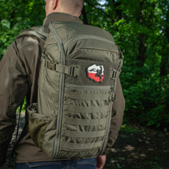 Patch Moral 3D PVC Husaria M-Tac - Negru/Alb/Roșu