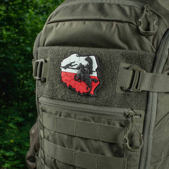 Patch Moral 3D PVC Husaria M-Tac - Negru/Alb/Roșu