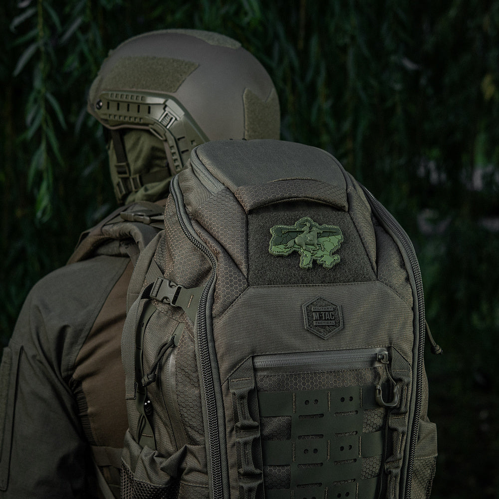 Patch Moral 3D PVC M-Tac Cazac Ucraina - Olive