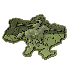 Patch Moral 3D PVC M-Tac Cazac Ucraina - Olive
