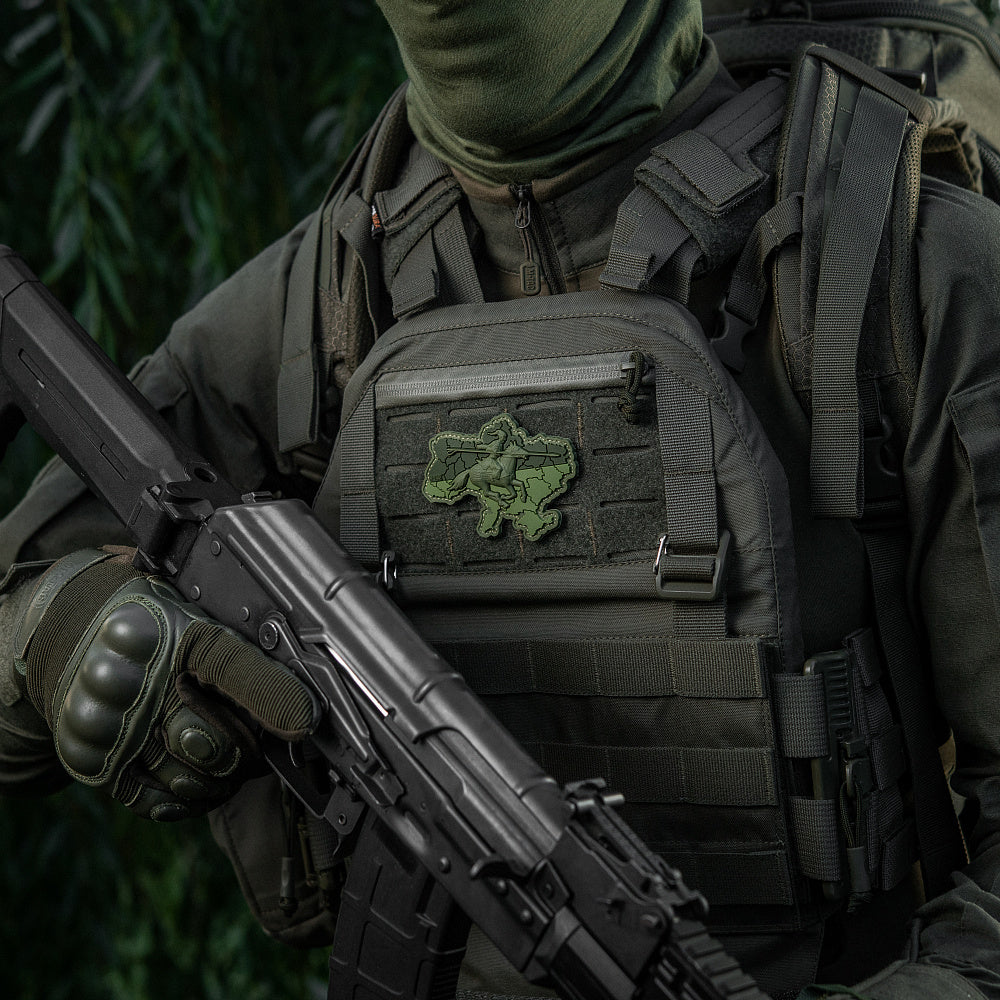 Patch Moral 3D PVC M-Tac Cazac Ucraina - Olive