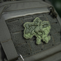 Patch Moral 3D PVC M-Tac Cazac Ucraina - Olive