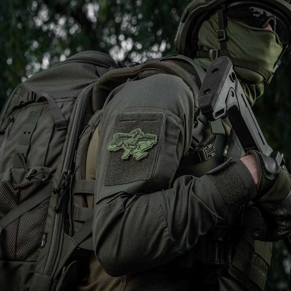 Patch Moral 3D PVC M-Tac Cazac Ucraina - Olive