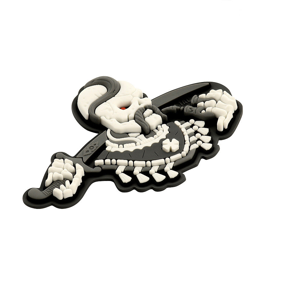 Patch Moral 3D PVC M-Tac You Only Die Once - Gri/Alb