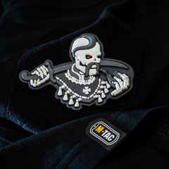 Patch Moral 3D PVC M-Tac You Only Die Once - Gri/Alb