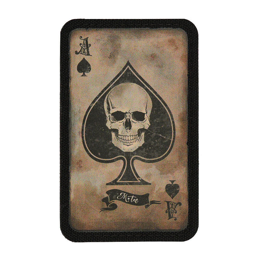 Patch Moral Ace of Spades M-Tac - Coyote/Black, Stil Vintage