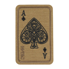 Patch Moral As de Pică M-Tac - Coyote, Durabil Cordura 500D