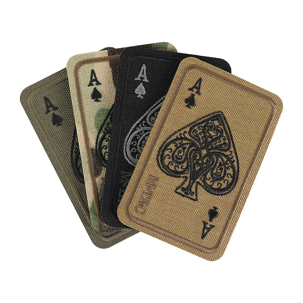 Patch Moral As de Pică M-Tac - Coyote, Durabil Cordura 500D