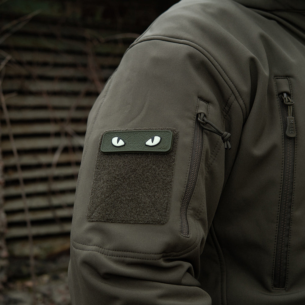 Patch Moral Cat Eyes 3D M-Tac - Olive Fosforescent