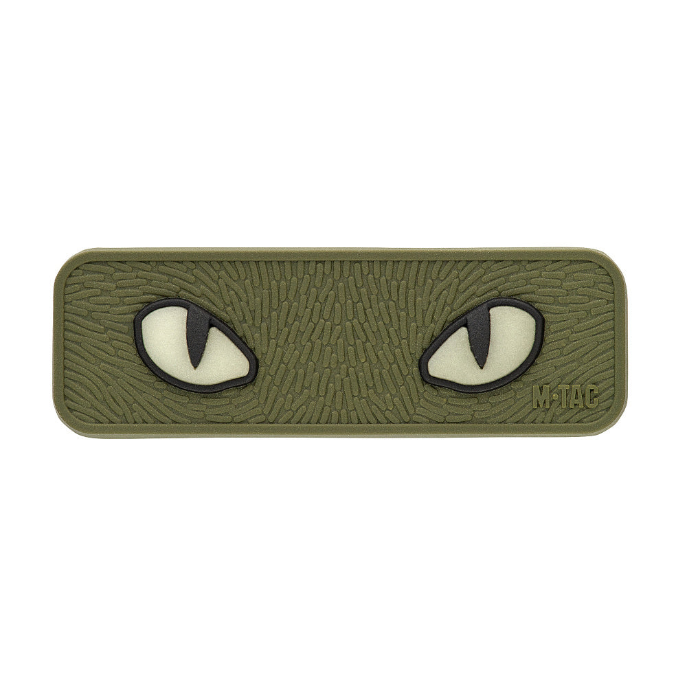 Patch Moral Cat Eyes 3D M-Tac - Olive Fosforescent