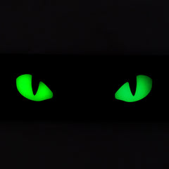 Patch Moral Cat Eyes M-Tac - Fosforescent Negru