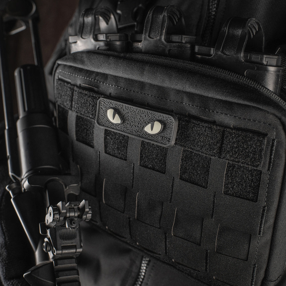 Patch Moral Cat Eyes M-Tac - Fosforescent Negru