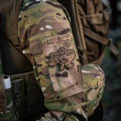 Patch Moral Caucaz Ucraina M-Tac - Coyote, 3D PVC, Cu Velcro