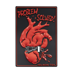 Patch Moral Helikon-Tex Problem Solved! Cauciucat Negru