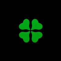 Patch Moral MOLLE Clover M-Tac - Negru cu Simbol Norocos