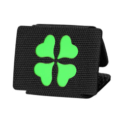 Patch Moral MOLLE Clover M-Tac - Negru cu Simbol Norocos