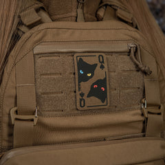 Patch Moral Queen of Spades M-Tac - Coyote/Black, Reversibil