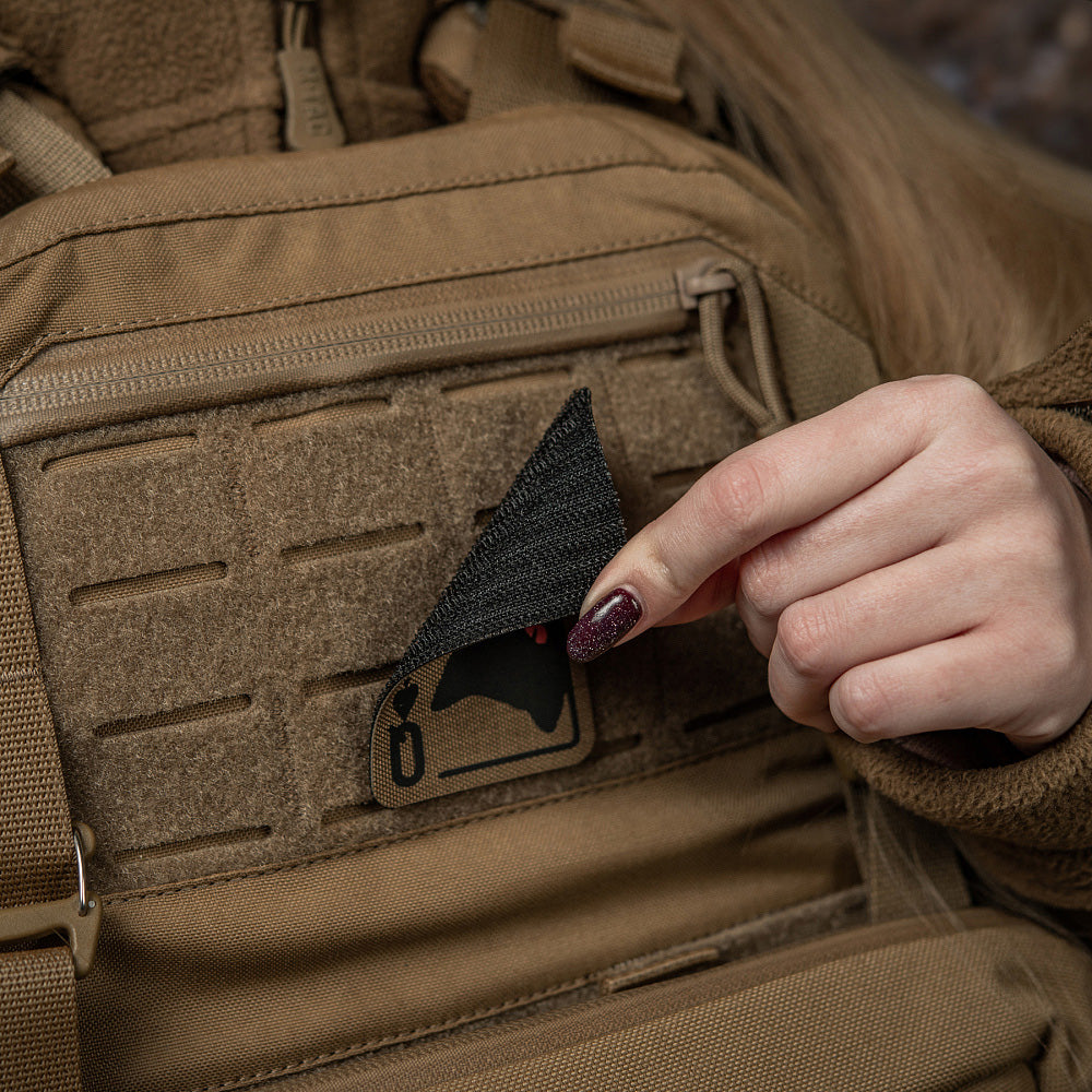 Patch Moral Queen of Spades M-Tac - Coyote/Black, Reversibil