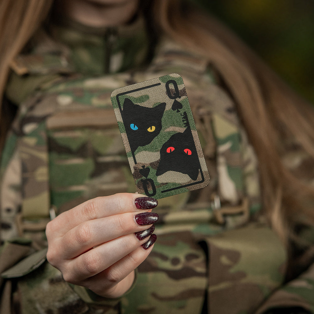 Patch Moral Queen of Spades M-Tac - Multicam/Black Versatil
