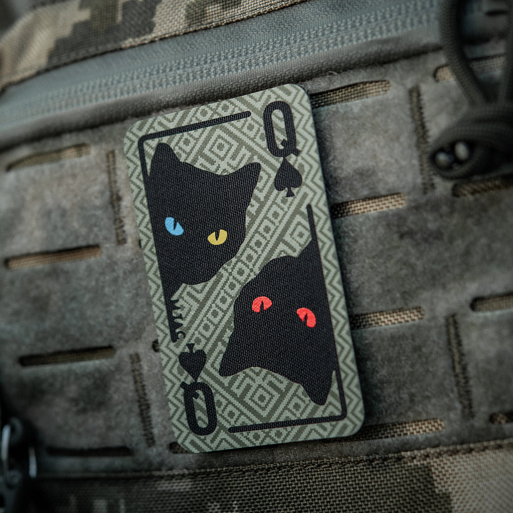 Patch Moral Queen of Spades M-Tac - Olive, Personalitate Marcantă