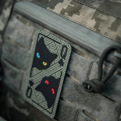 Patch Moral Queen of Spades M-Tac - Olive, Personalitate Marcantă