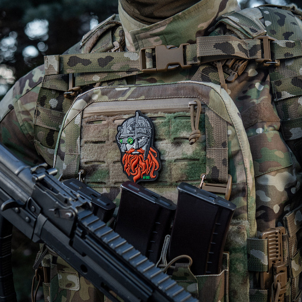 Patch Moral Red Beard M-Tac - Esența Războinicului, Negru