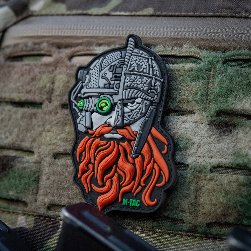 Patch Moral Red Beard M-Tac - Esența Războinicului, Negru