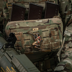Patch Moral Tactical Girl #9 RPG PVC M-Tac - Forță și Eleganță