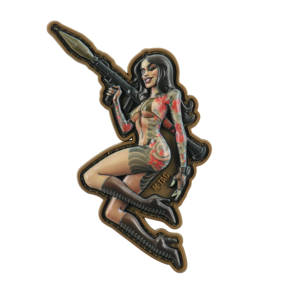 Patch Moral Tactical Girl #9 RPG PVC M-Tac - Forță și Eleganță