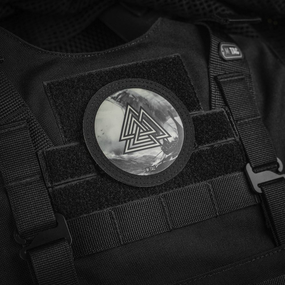 Patch Moral Walknut/Drakkar M-Tac - Black/GID, Luminescent