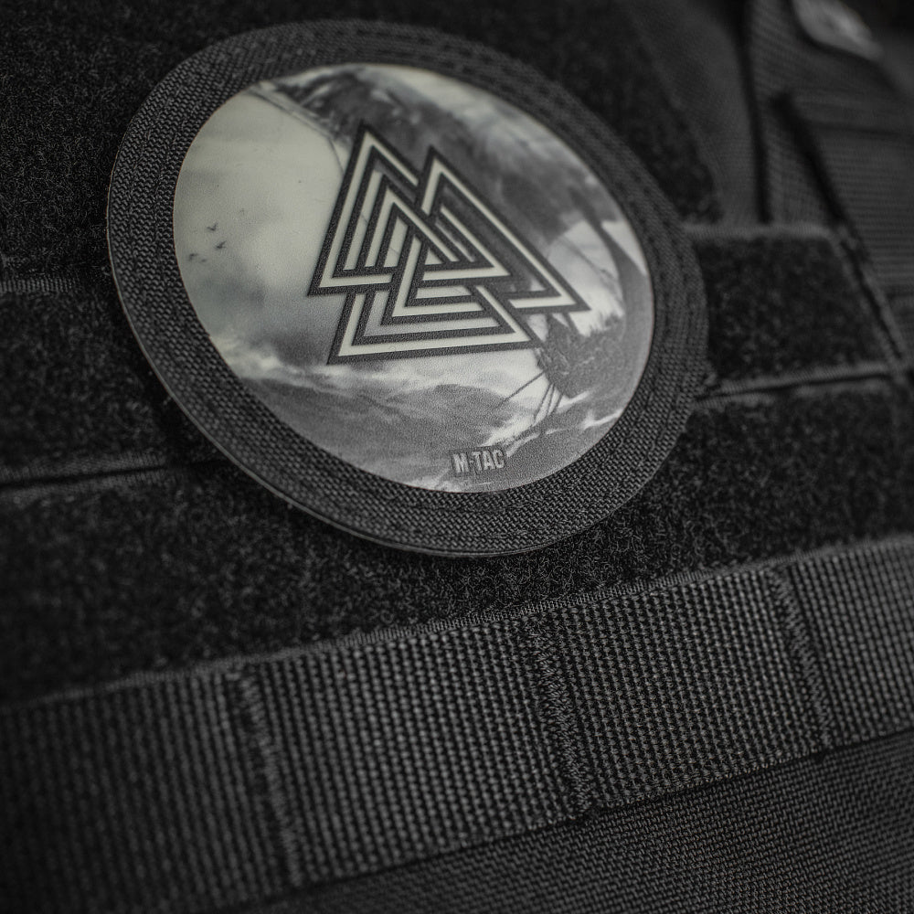 Patch Moral Walknut/Drakkar M-Tac - Black/GID, Luminescent