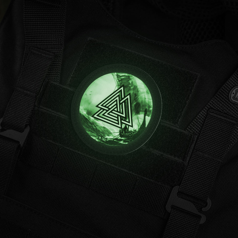 Patch Moral Walknut/Drakkar M-Tac - Black/GID, Luminescent