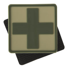 Patch Morală Medic Helikon-Tex PVC Bej