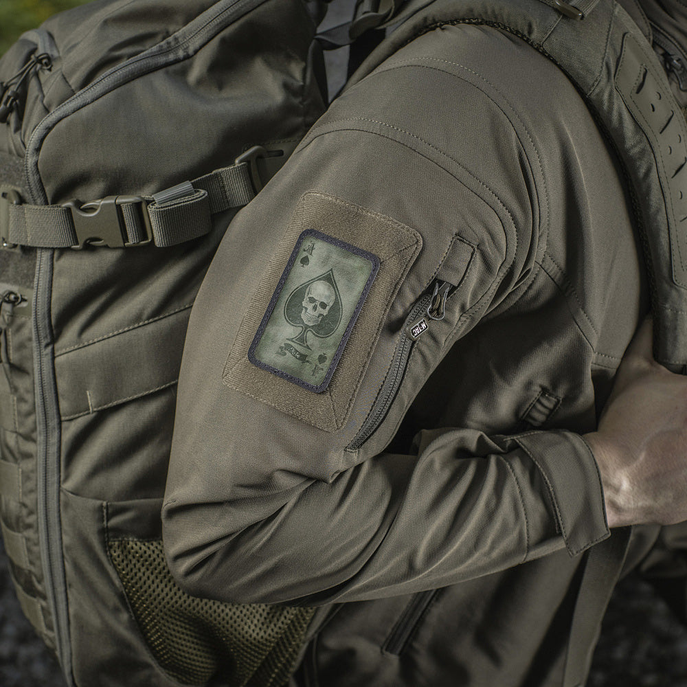 Patch Morale Ace of Spades M-Tac - Ranger Green/Negru, Cordura