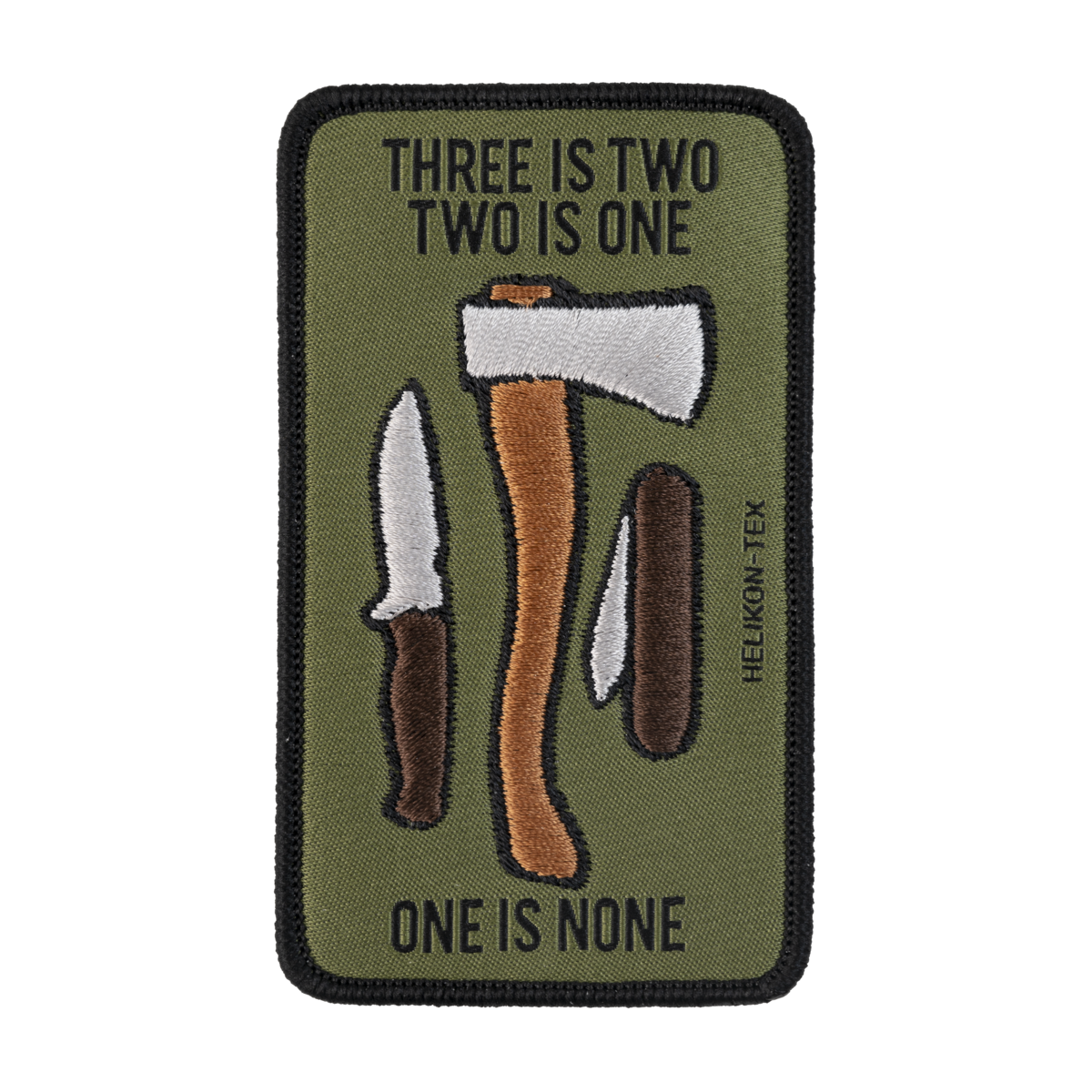 Patch Morale Helikon-Tex One is None Brodat Verde