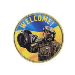 Patch NLAW Says Welcome M-Tac - Spirit Patriotic și Rezistență