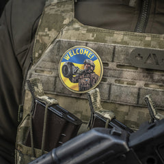 Patch NLAW Says Welcome M-Tac - Spirit Patriotic și Rezistență
