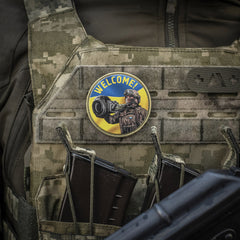 Patch NLAW Says Welcome M-Tac - Spirit Patriotic și Rezistență