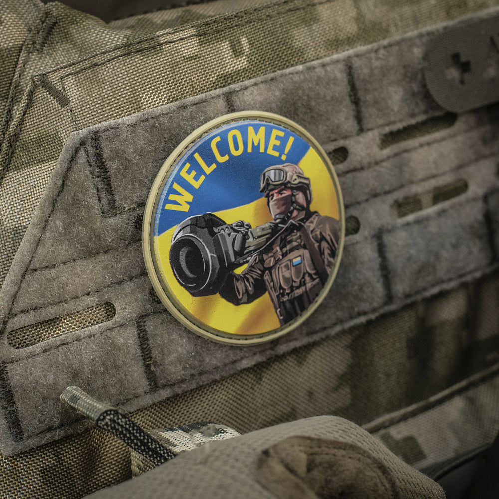 Patch NLAW Says Welcome M-Tac - Spirit Patriotic și Rezistență