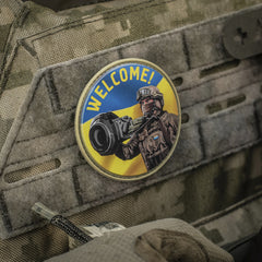 Patch NLAW Says Welcome M-Tac - Spirit Patriotic și Rezistență