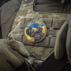 Patch NLAW Says Welcome M-Tac - Spirit Patriotic și Rezistență