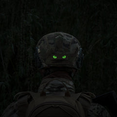 Patch Ochi de Pisică Laser Cut M-Tac - Coyote/Verde Fosforescent