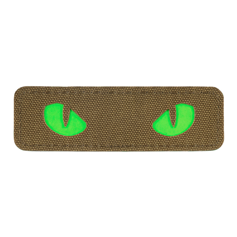 Patch Ochi de Pisică Laser Cut M-Tac - Coyote/Verde Fosforescent