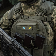 Patch Ochi de Pisică Laser Cut M-Tac - Ranger Green/Galben/Albastru
