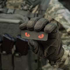 Patch Ochi de Pisică Laser Cut M-Tac - Ranger Green/Roșu